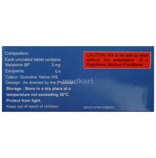 meladate 3mg tablet 10's